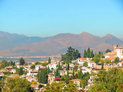 Views in Alhambra 스톡 사진