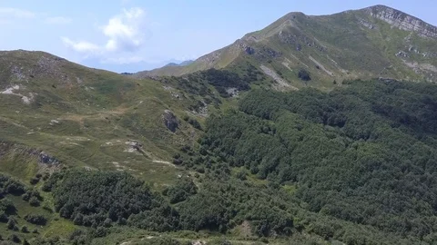 Views of the Apennines from the drone Stock Footage 113826244