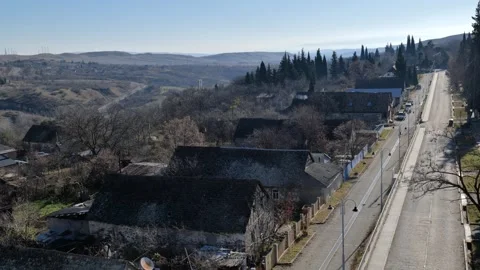 Views of Asureti, in Georgia Stock Footage 324593515