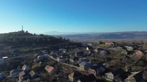 Views of Asureti, in Georgia Stock Footage 324593669