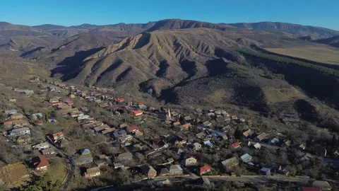 Views of Asureti, in Georgia Stock Footage 324593671