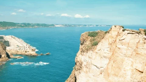 Views of the Atlantic Ocean from the High Point Stock Footage 94589886