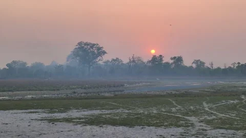 Views of Bardiya in Nepal Stock Footage 324594521