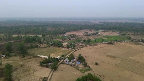 Views of Bardiya in Nepal Stock Footage 324594837