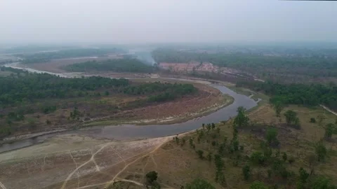 Views of Bardiya in Nepal Stock Footage 324594846