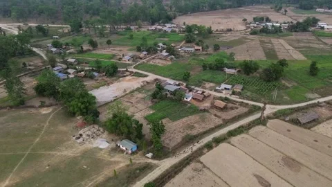 Views of Bardiya in Nepal Stock Footage 324594852