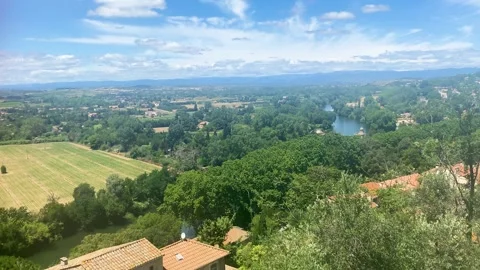 Views from Beziers castle Stock Footage 279841134