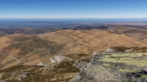 Views of Cantabria from Castrovalnera summit Video stock 128816215