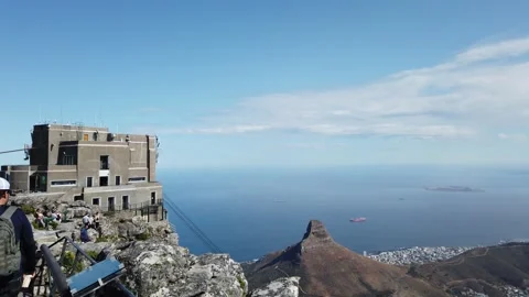 Views of Cape Town from Table Mountain Stock Footage 150408226