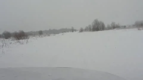 Views from car Stock Footage