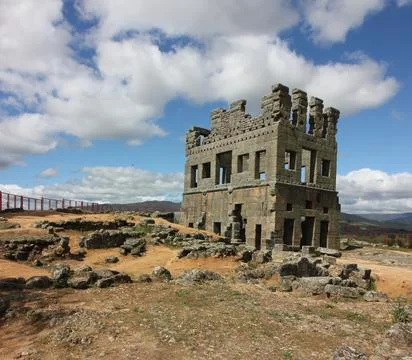 Views from Centum Cellas Stock Photos