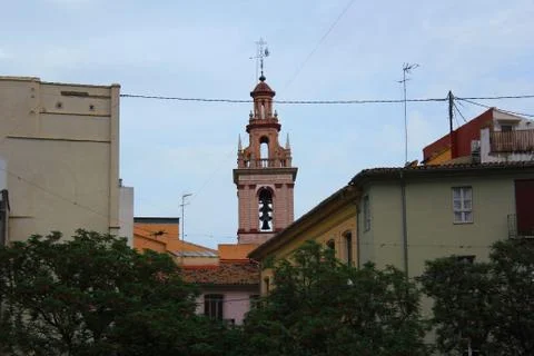 Views of the city of Valencia Stock Photos