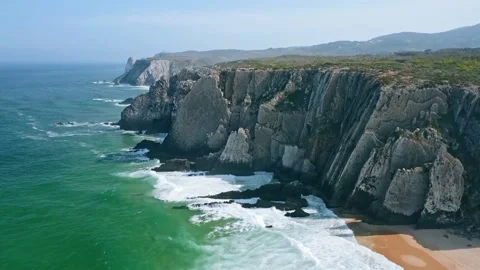 Views of the cliffs Stock Footage 234250503