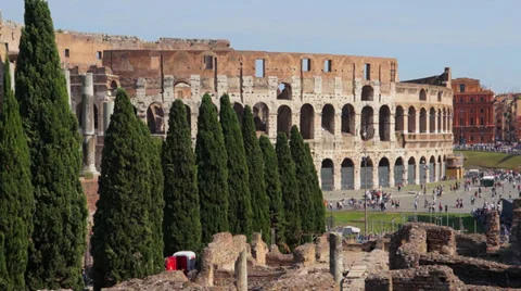 Views of the Colosseum (26 of 49) Stock Footage 32207122