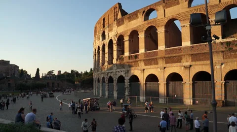 Views of the Colosseum (40 of 49) Stock Footage 32206946