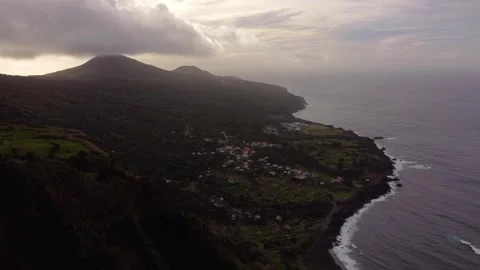 Views of Faial island in the Azores Stock Footage 324681253