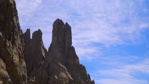 Views of granitic needles Stock Footage 111268638