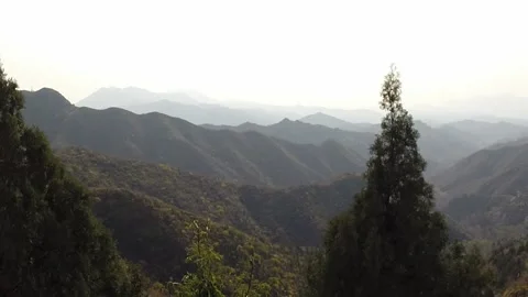 Views from the Great Wall Stock Footage 254586357