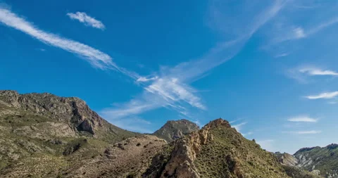 Views from high up in the mountains of Spain Stock Footage 177033252
