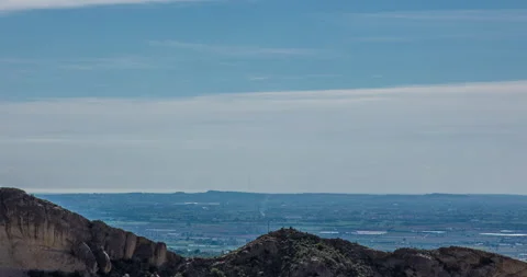 Views from high up in the mountains of Spain Stock Footage 177033464