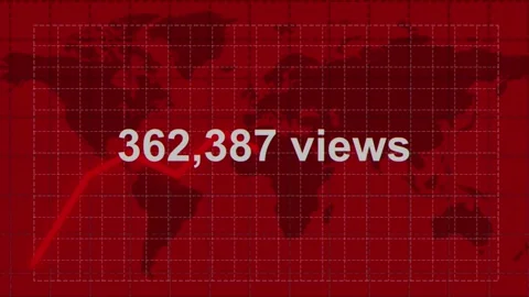 Views Increasing on Analytics Dashboard Stock Footage 325200765