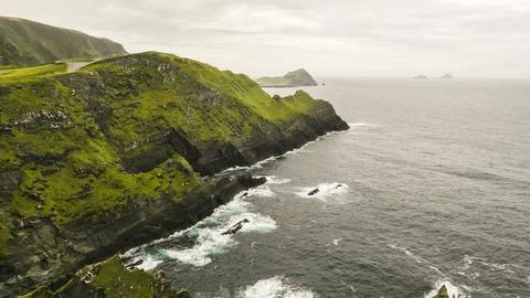 Views from Kerry Cliffs, Portmagee Foto stock