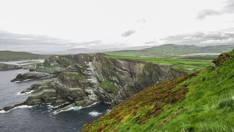 Views from Kerry Cliffs, Portmagee Stock Photos