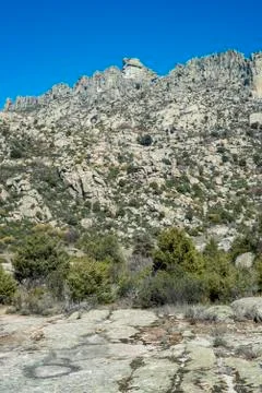 Views of La Cabrera Range, in Madrid, Spain Stock Photos