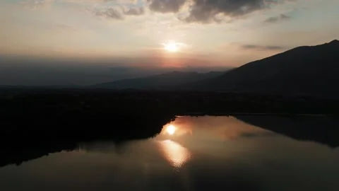 Views of Lake Como Stock Footage 302481975