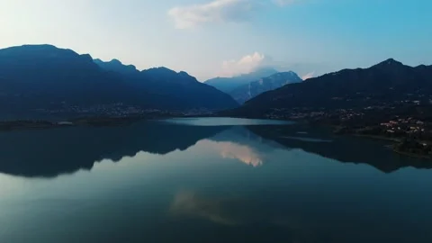 Views of Lake Como Stock Footage 302481991