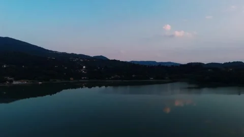 Views of Lake Como Stock Footage 302481992