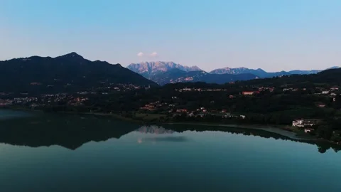 Views of Lake Como Stock Footage 302481994