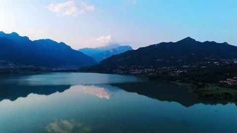 Views of Lake Como Stock Footage 302482146