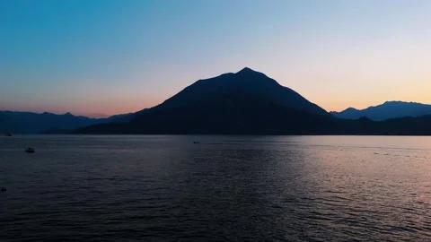 Views of Lake Como Stock Footage 302482222