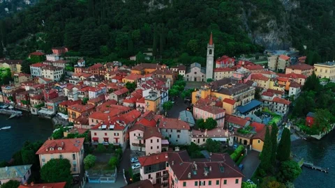 Views of Lake Como Stock Footage 302482319
