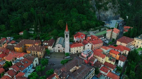 Views of Lake Como Stock Footage 302482341