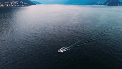 Views of Lake Como Stock Footage 302483448