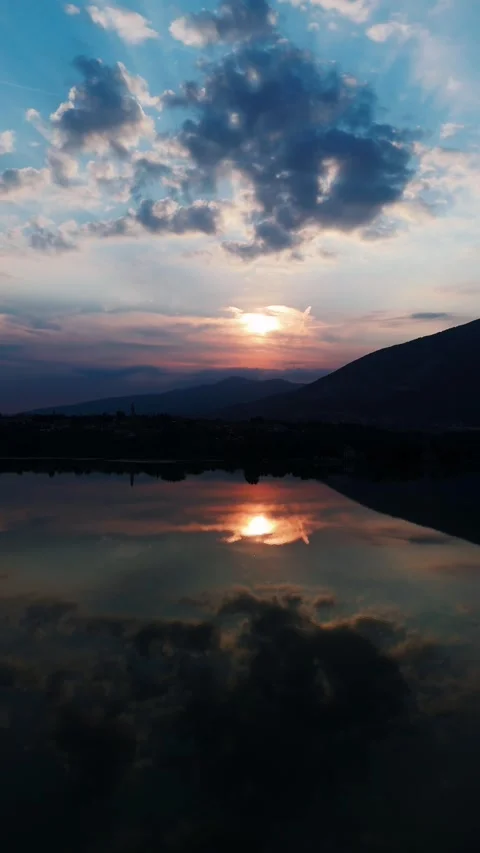 Views of Lake Como Stock Footage 302483475