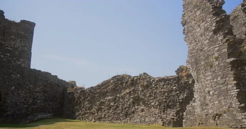 Views of Llansteffan Castlte Stock Footage 227133648