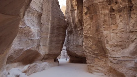 Views of the Lost City of Petra Stock Footage 126156038