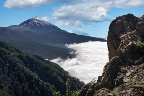 Views of mount Teide Foto stock