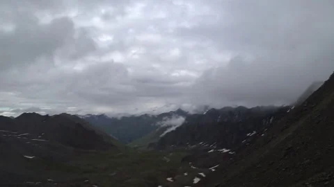 Views of the mountain peaks Stock Footage 80724919