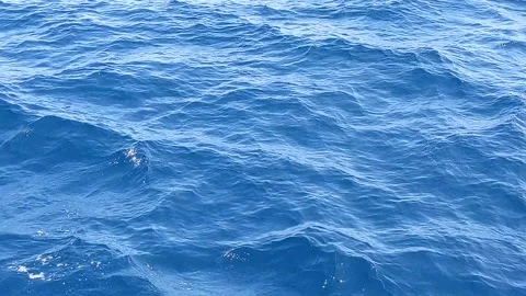 Views of the ocean, waves and blue sky Stock Footage 285351394