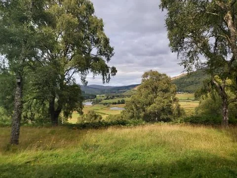 Views over Glen Affric from Eagle Brae Stock Photos