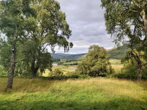 Views over Glen Affric from Eagle Brae Stock Photos