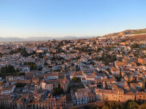 Views over granada 스톡 사진