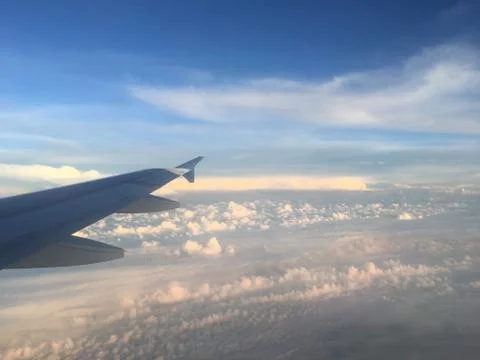  Views from the plane Stock Photos