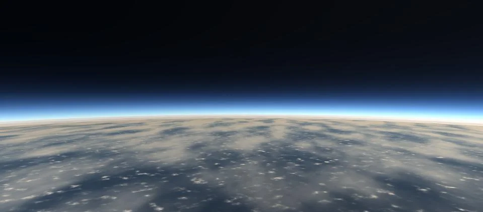 Views of the planet from space Stock Illustration