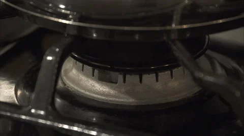 Views of a Propane Gas Burner (2 of 8) Stock Footage 47326072