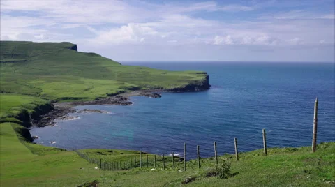 Views of Ramasaig Bay. Stock Footage 65290975